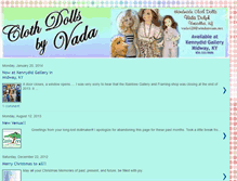 Tablet Screenshot of clothdollsbyvada.blogspot.com