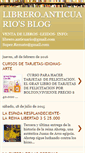 Mobile Screenshot of libreroanticuario.blogspot.com