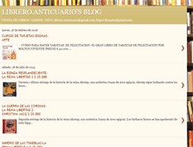 Tablet Screenshot of libreroanticuario.blogspot.com