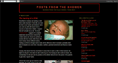 Desktop Screenshot of postsfromtheshower.blogspot.com