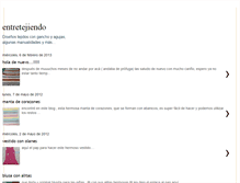 Tablet Screenshot of paty-entretejiendo.blogspot.com