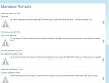 Tablet Screenshot of monsieuromain.blogspot.com