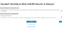 Tablet Screenshot of melayu-malayirc.blogspot.com