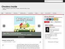 Tablet Screenshot of cheaterzinside.blogspot.com