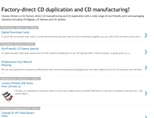 Tablet Screenshot of factory-direct-cd-manufacturing.blogspot.com