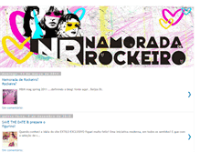 Tablet Screenshot of namoradaderockeiro.blogspot.com