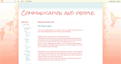 Desktop Screenshot of ccommunicationandpeople.blogspot.com