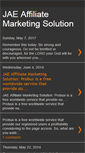 Mobile Screenshot of jaeaffiliatemarketingsolution.blogspot.com