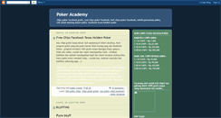 Desktop Screenshot of pokeracademia.blogspot.com