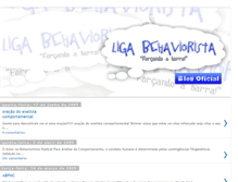 Tablet Screenshot of ligabehaviorista.blogspot.com