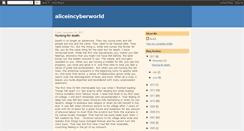 Desktop Screenshot of aliceincyberworld.blogspot.com