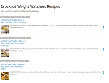 Tablet Screenshot of crockpot-weight-watchers-recipes.blogspot.com