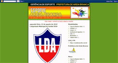 Desktop Screenshot of esporteareiabranca.blogspot.com