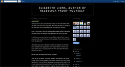 Desktop Screenshot of elizabethlions.blogspot.com