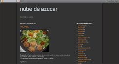 Desktop Screenshot of nubedeazucar-azucar.blogspot.com