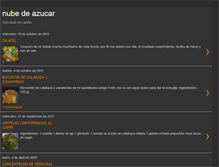 Tablet Screenshot of nubedeazucar-azucar.blogspot.com
