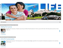 Tablet Screenshot of insuranceforurlife.blogspot.com