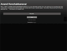 Tablet Screenshot of kenchakkanavar.blogspot.com