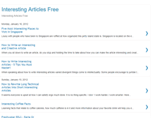 Tablet Screenshot of interestingarticlesfree.blogspot.com