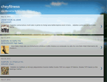 Tablet Screenshot of cheyfitness.blogspot.com
