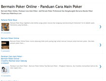 Tablet Screenshot of bermain-poker-online.blogspot.com