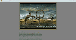 Desktop Screenshot of ameninasemestrela.blogspot.com