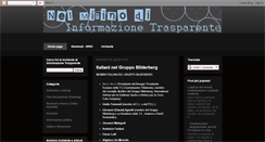 Desktop Screenshot of informazione-trasparente.blogspot.com