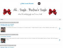 Tablet Screenshot of beckeesdeals.blogspot.com
