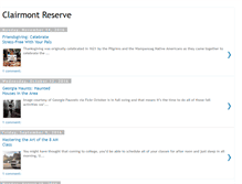 Tablet Screenshot of clairmontreserve.blogspot.com