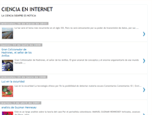 Tablet Screenshot of cosasdelaciencia.blogspot.com