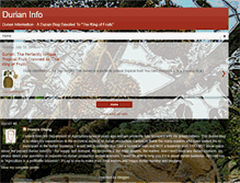 Tablet Screenshot of durianinfo.blogspot.com