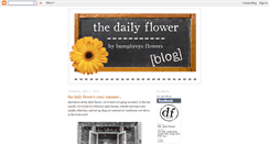 Desktop Screenshot of dailyflowershop.blogspot.com