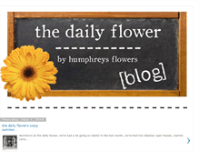 Tablet Screenshot of dailyflowershop.blogspot.com