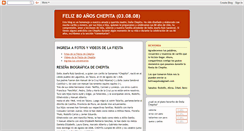 Desktop Screenshot of fiestadechepita.blogspot.com