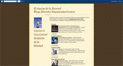 Desktop Screenshot of elrincondelalibertadblogs5.blogspot.com