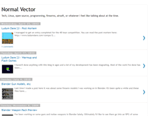 Tablet Screenshot of normalvector.blogspot.com