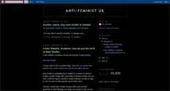 Desktop Screenshot of anti-feminist-uk.blogspot.com