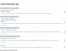 Tablet Screenshot of anti-feminist-uk.blogspot.com