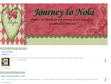 Tablet Screenshot of journeytonola.blogspot.com