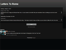 Tablet Screenshot of letters2rome.blogspot.com