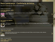 Tablet Screenshot of docelembranca-confeitaria.blogspot.com