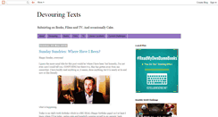 Desktop Screenshot of devouringtexts.blogspot.com