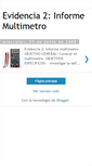 Mobile Screenshot of evidencia2informemultimetrolina.blogspot.com