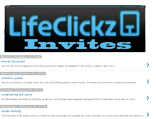 Tablet Screenshot of lifeclickz-invites.blogspot.com