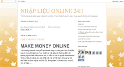 Desktop Screenshot of nhaplieu-online24h.blogspot.com