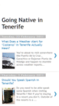 Mobile Screenshot of goingnativeintenerife.blogspot.com