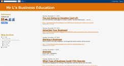 Desktop Screenshot of mrlsbusinesseducation.blogspot.com