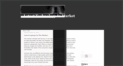 Desktop Screenshot of latesttechnologyinmarket.blogspot.com