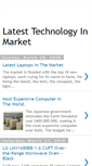 Mobile Screenshot of latesttechnologyinmarket.blogspot.com