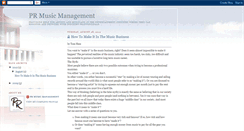 Desktop Screenshot of prmusicmanagement.blogspot.com